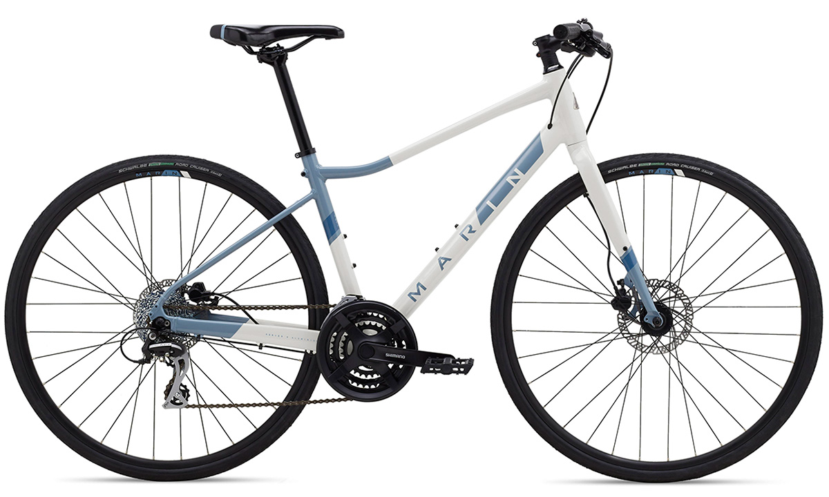 Фотографія Велосипед Marin TERRA LINDA 2 28" (2020) 2020 Біло-блакитний